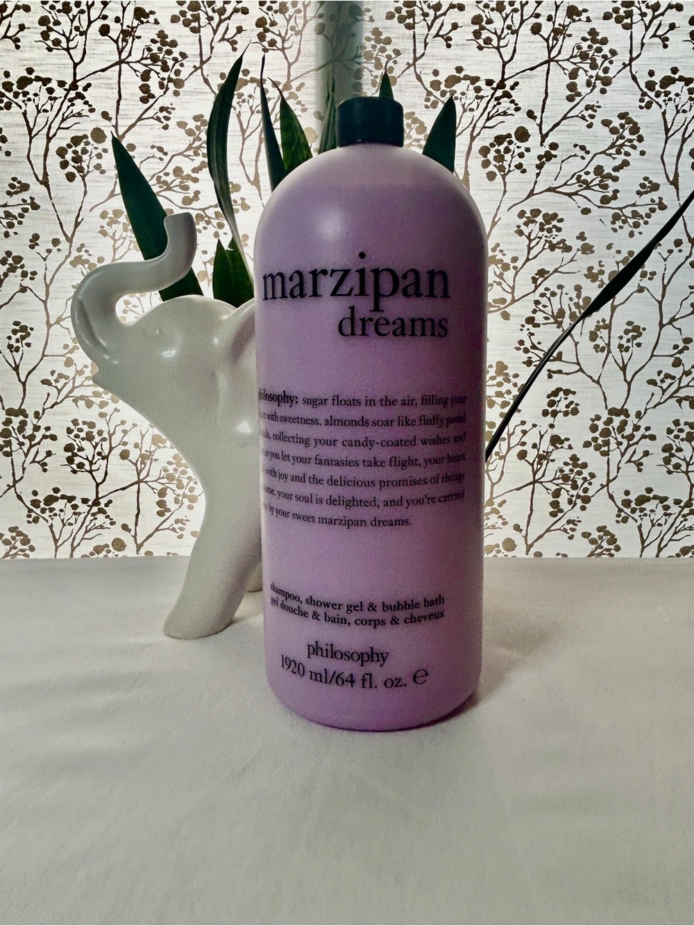 NIB Philosophy Marzipan Dreams 64 oz 3-in-1 Mega Jumbo Rare First Edition